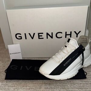 Givenchy White and Black Sneakers